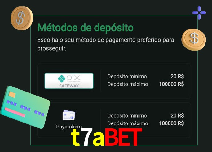 O cassino t7abet oferece uma grande variedade de métodos de pagamento